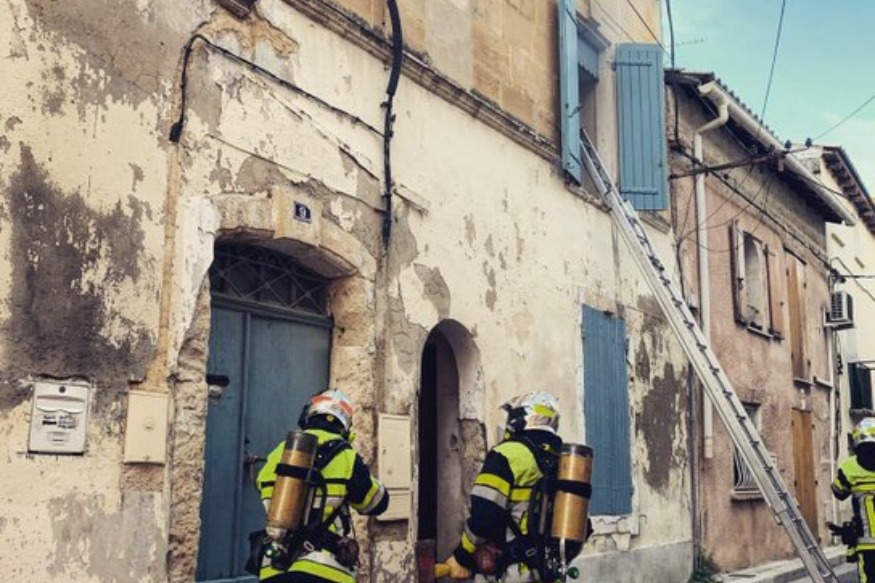 Alerte Info : un feu en ce moment dans le centre ville de Tarascon